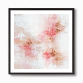 Rose Gold Square Art Print