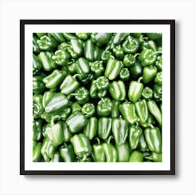 Green Peppers Art Print