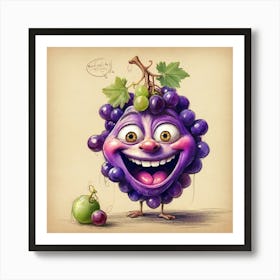 Grapes 20 Art Print