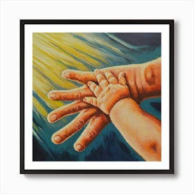 Hands Of Jesus Art Print