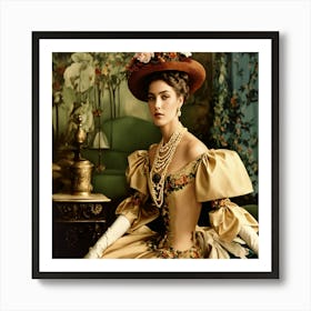 Victorian Woman Art Print