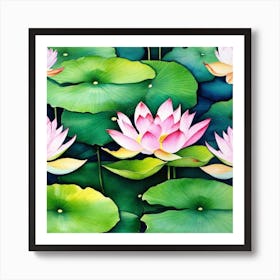 Lotus Flower 74 Art Print