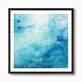 Blue Ocean Art Print