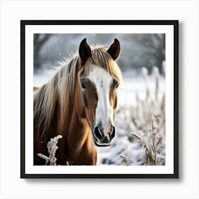 Horse Hair Pony Animal Mane Head Canino Isolated Pasture Beauty Fauna Season Farm Photo (3) Art Print