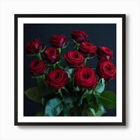 Red Roses Art Print