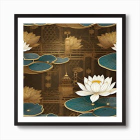 Water Lilies 3 Art Print