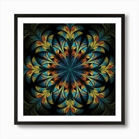 Fractal Flower Fantasy Floral 5 Art Print