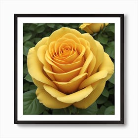 Beautiful Yellow Rose Art Print