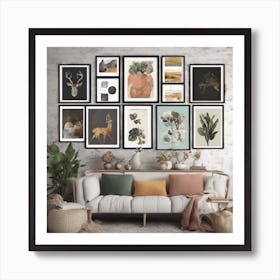  Home Decor Eclectic Gallery Set, Digital  Art Print