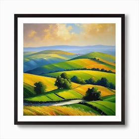 Landscape Painting 146 Art Print