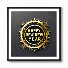 Happy New Year 75 Art Print