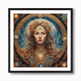 Virgo the Virgin Art Print