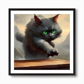 Wild Cat Art Print