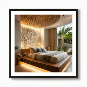 Modern Bedroom Design 30 Art Print