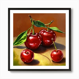 Two Cherrys Art Print