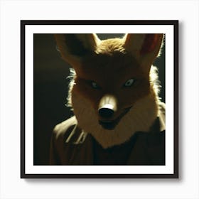 Fox Mask Art Print