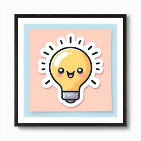 Light Bulb Art Print