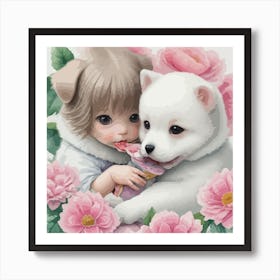 Puppy Love Art Print