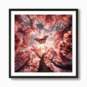 Butterfly Portal by dee Art Print