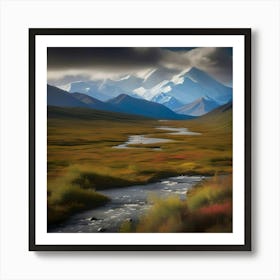 Alaska River Art Print