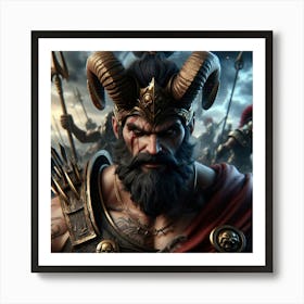 War Of The Gods Art Print