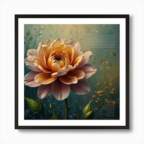 Dahlia 12 Art Print