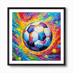 Soccer Ball Art Print