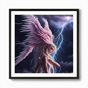 Angel Of The Storm Art Print