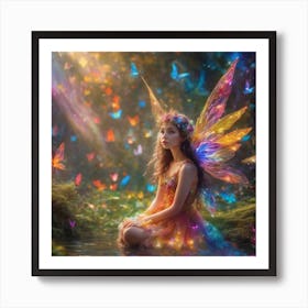 A Crystal Fairy Art Print