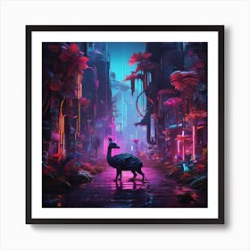 City At Night Art Print