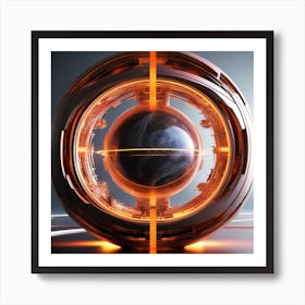 Futuristic World 8 Art Print