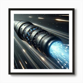 Aurora Phantom Plasma Torpedo Art Print