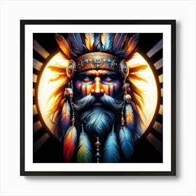 Indian Chief 2 Art Print