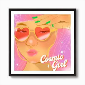 Cosmic Girl Art Print