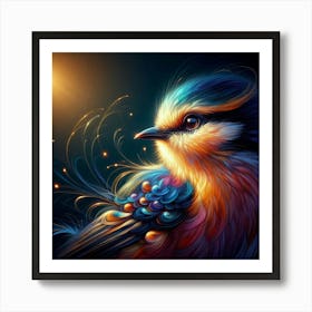 Colorful Bird 1 Art Print