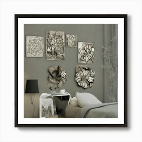 Abstract Floral Wall Art 8 Art Print