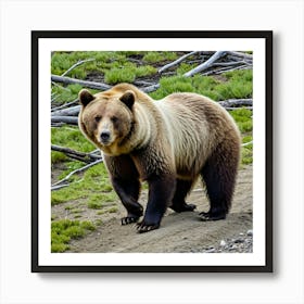 Grizzly Bear 10 Art Print