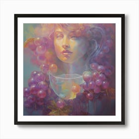 Grapes Art Print