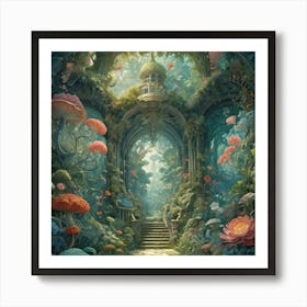 Fairy Garden 1 Art Print