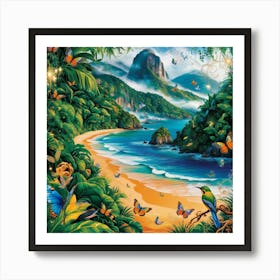 Tropical Paradise Art Print