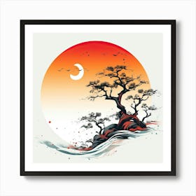 Asian Tree Art Print