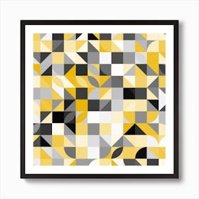 Abstract Geometric Pattern 16 Art Print