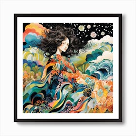 Asian Woman Art Print