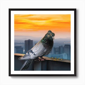 Pigeon Art Print