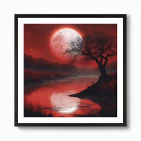 Full Moon Art Print