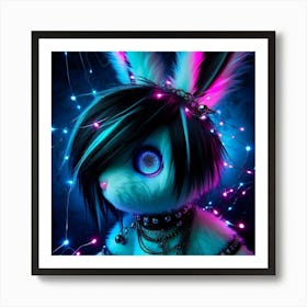 Bunny Bunny Emo Art Print