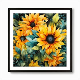 Sunflowers 13 Art Print