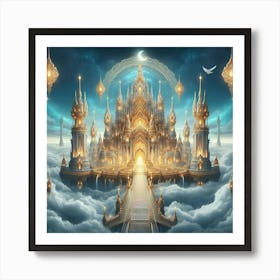 Castle In The Sky 23 Art Print