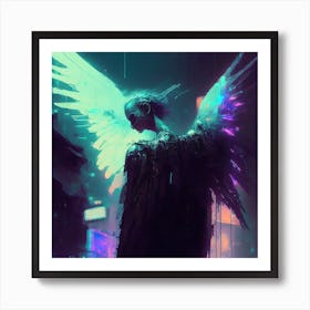 Cyber Angel Art Print