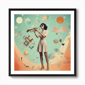 Jazz Musician 2 Art Print